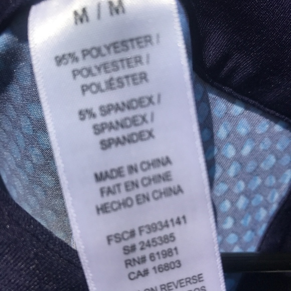 Women's Blue Polka Dot Dress - Picture 5 of 5